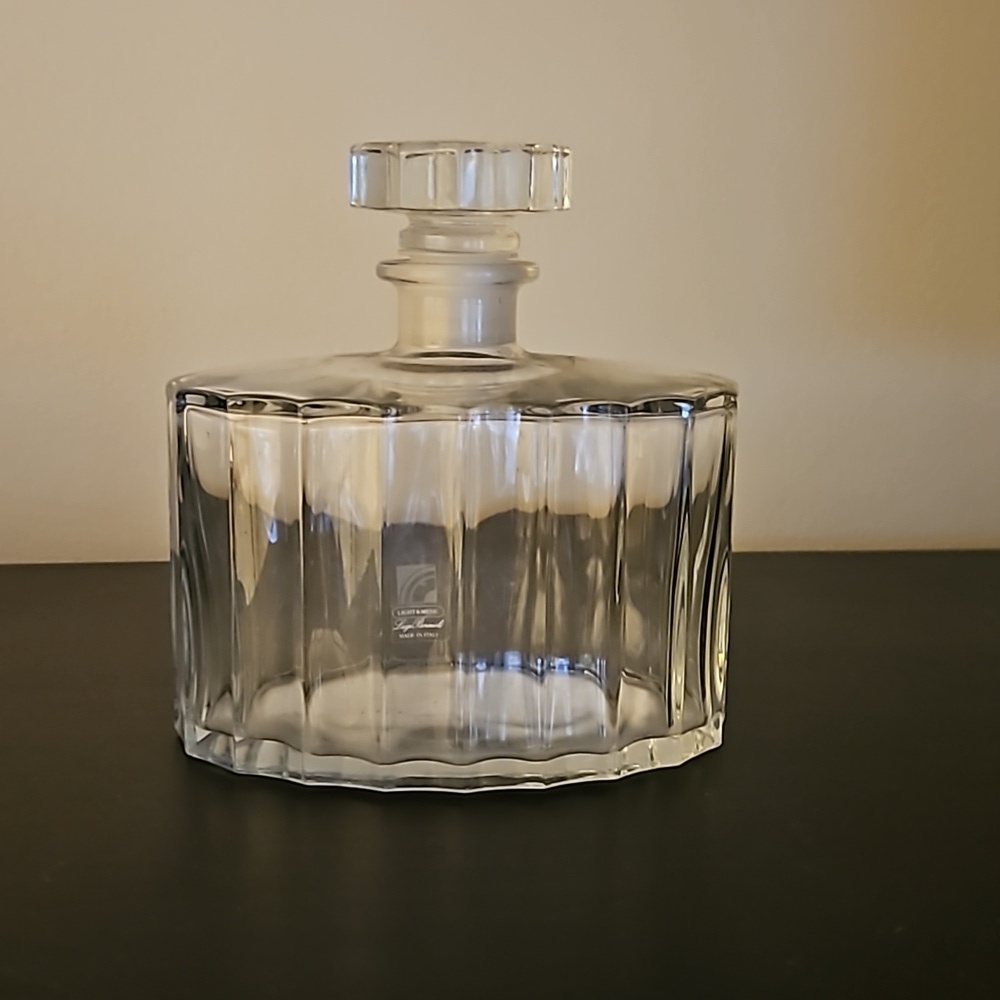 Vintage Light & Music Decanter By Luigi Bormioli